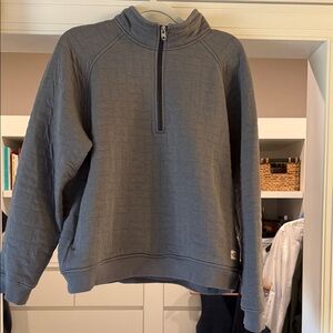 Women’s Grey North Face Quarter-Zip Sweater